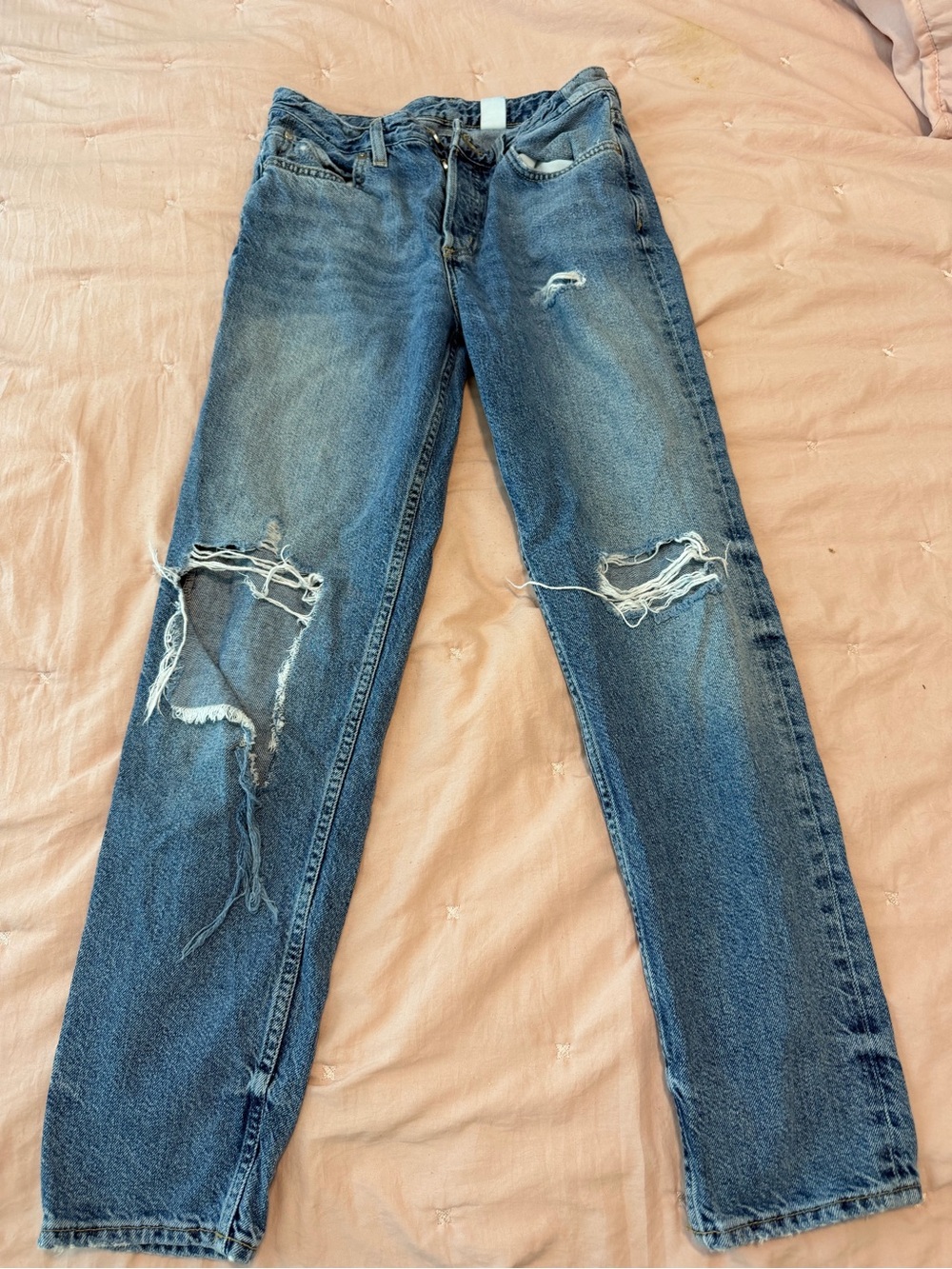 h&m mom jeans